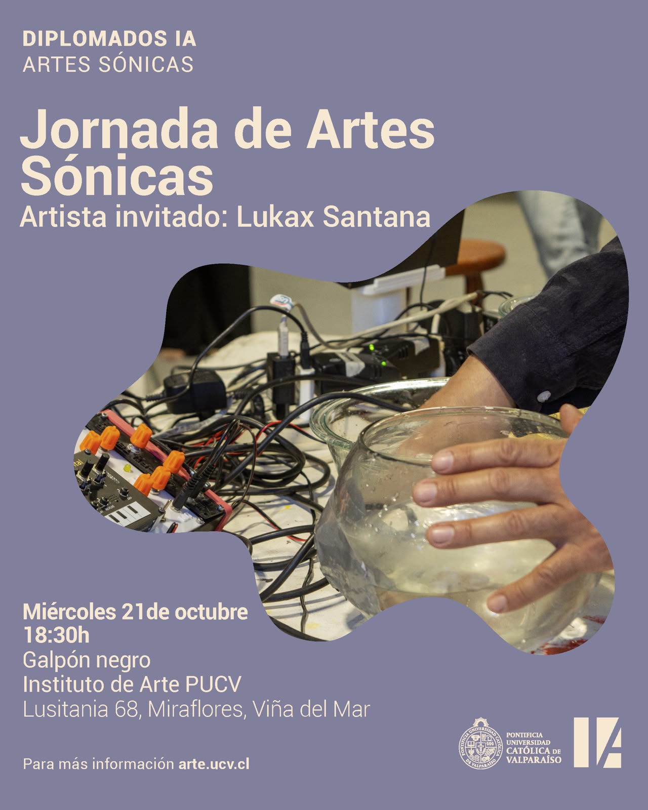 Lukax Santana protagoniza la Jornada de Artes Sónicas del Instituto de Arte de la PUCV